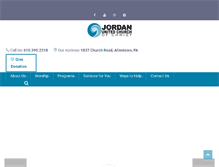 Tablet Screenshot of jordanucc.org